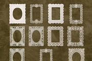 Vintage Lace Frames, Doilies & Bows, an Object Graphic by OliaMuseDesign (Thumbnail 6 of 10)