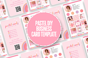 Business Card Template - Pastel, a Business Card Template by SunshineStudioBoutique (Thumbnail 2 of 9)