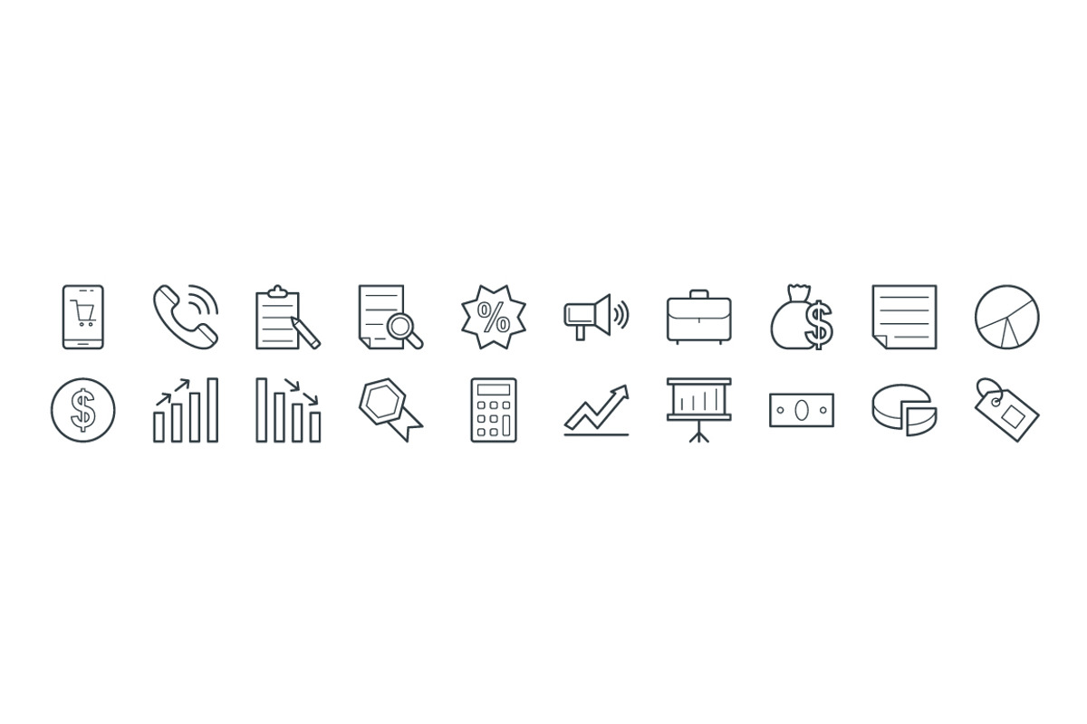 75+ Trade Vector Icons, an Outline Icon by Vectors Market (Photo 3 of 3)