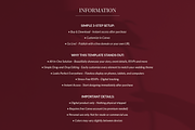 Wedding Website. Canva Template, a Landing Page Template by Summer Nightingale Art (Thumbnail 5 of 7)