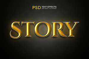 Story Text Effect Style