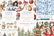 Winter & Christmas Mega Bundle 2000+, a Seasonal Illustration by PeDe Designs (Thumbnail 9 of 18)