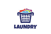 Laundry Logo Template, a Branding & Logo Template by HueNestify (Thumbnail 1 of 3)
