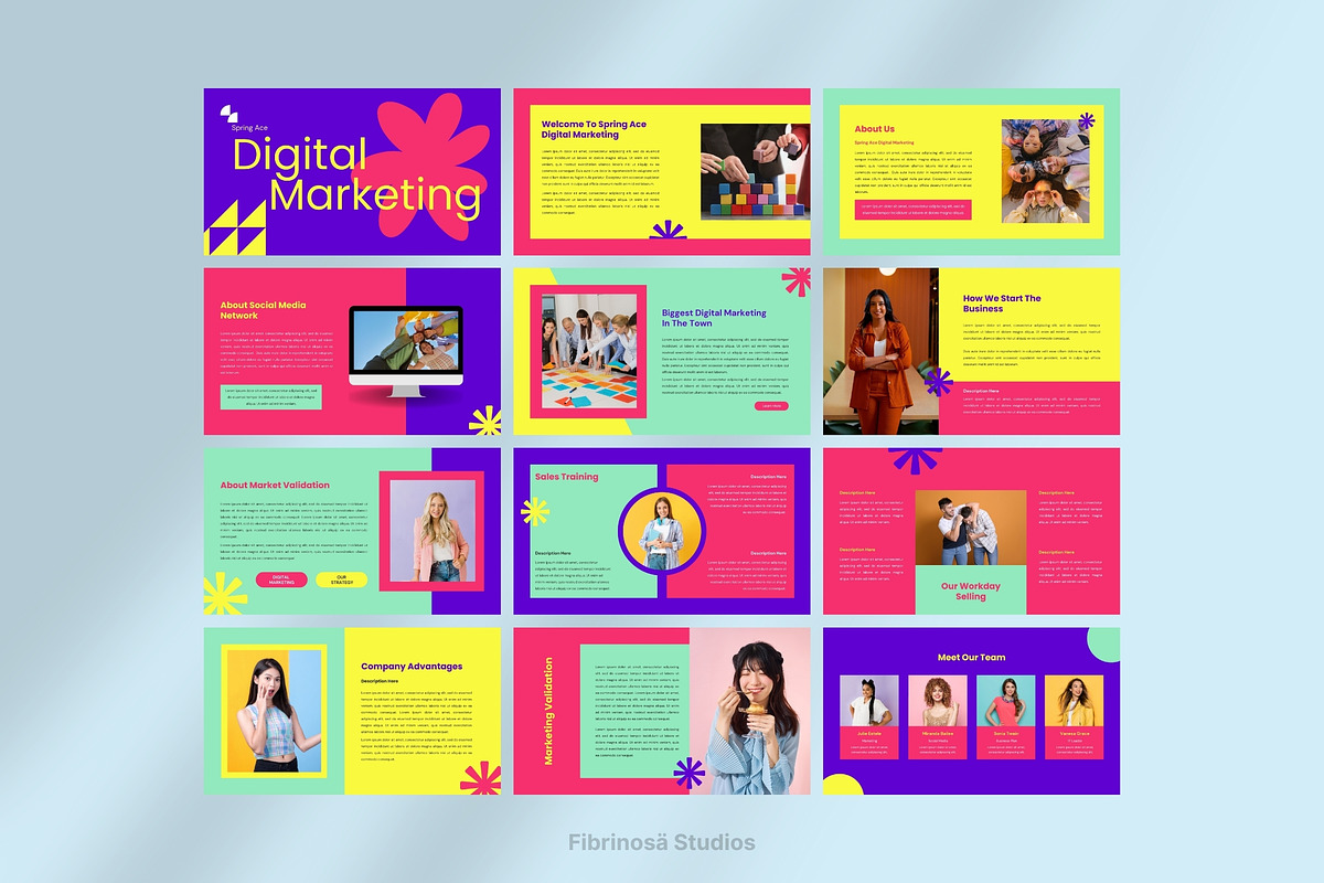 Spring Ace Digital Marketing GSL, a Presentation Template by FIBRINOSÄ (Photo 2 of 2)