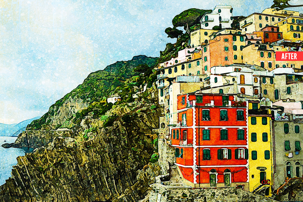 Pure Watercolor Photoshop Action, an Action Add-On by Design Forest (Photo 27 of 32)