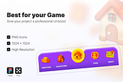 2D Game Icons Pack, a Solid Icon by CodeOrbit-Designs (Thumbnail 2 of 5)