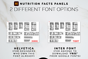 Adobe Nutrition Facts Panel Template, a Branding & Logo Template by Bdemm Studio (Thumbnail 4 of 7)