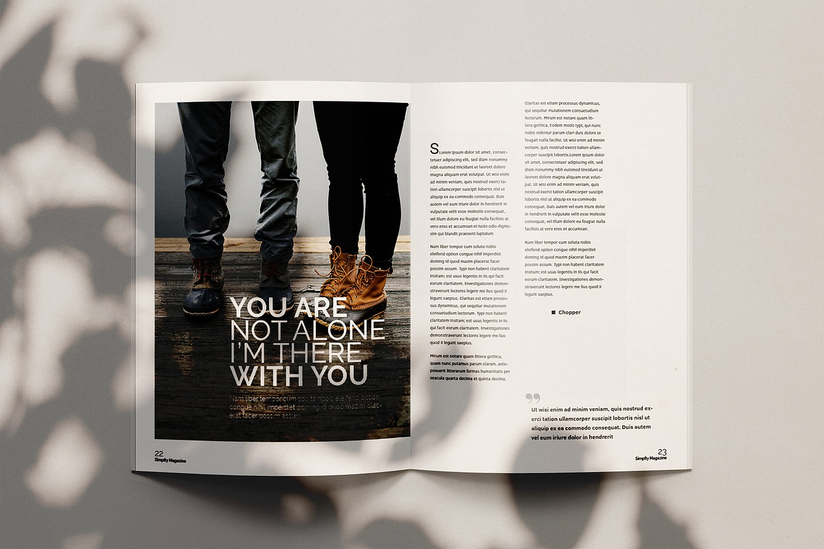 Simpfly Magazine, a Magazine Template by Bokuto (Photo 4 of 8)