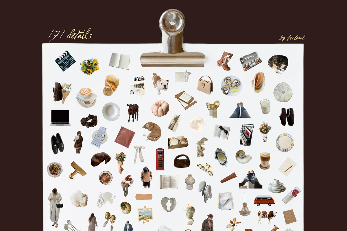 Classic Romance Collage Pack, an Object Graphic by Feelsoul (Photo 8 of 9)