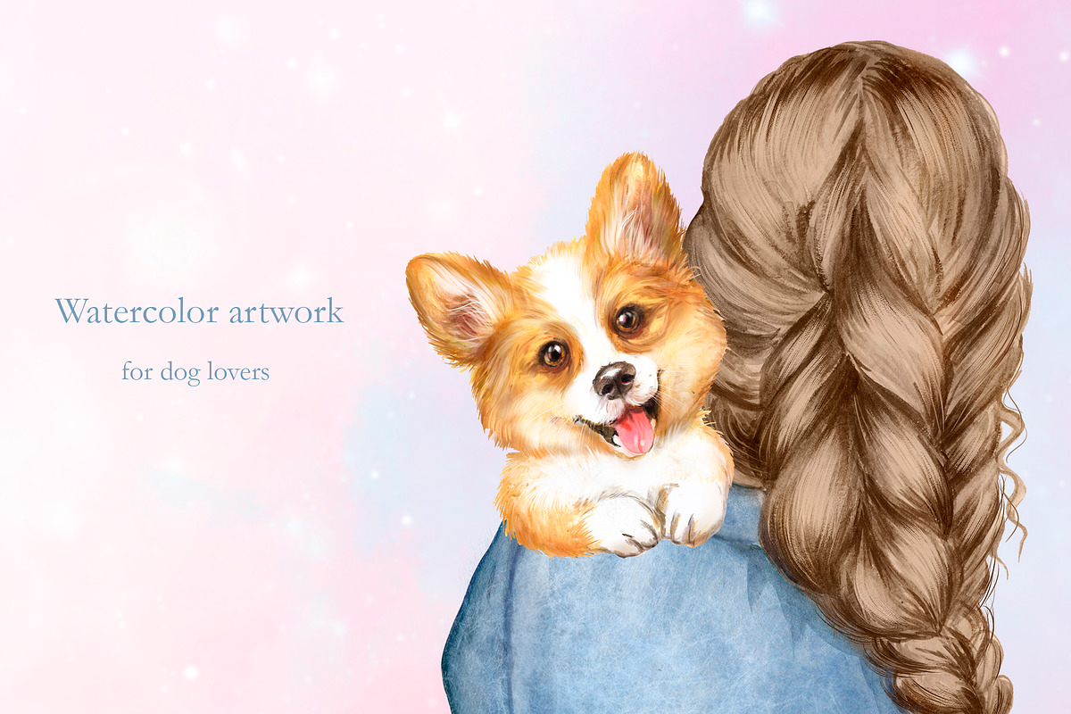 Dog breeds. Clipart for dog lovers., an Illustration by SavinV (Photo 6 of 6)