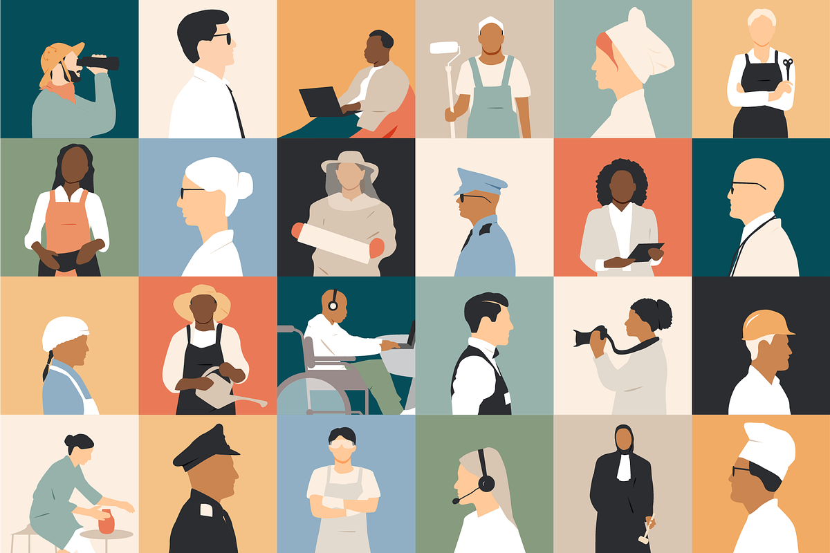 People of different professions, a Person Illustration by Stafeeva (Photo 2 of 3)