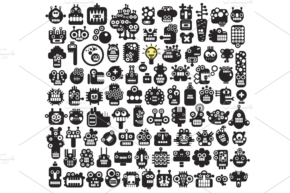 150 monsters + patterns, a Decorative Illustration by eka panova (Photo 4 of 5)