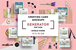 Greeting Card S.Sided Mockups 12x10