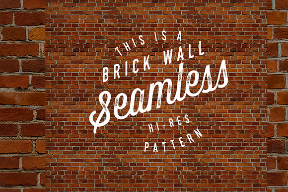 Seamless Red Brick Wall Pattern