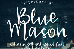Blue Mason Script Font