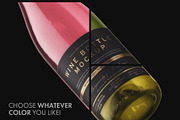 Wine Bottle Mockup, an Advertising Mockup by HexenDesigns (Thumbnail 4 of 13)