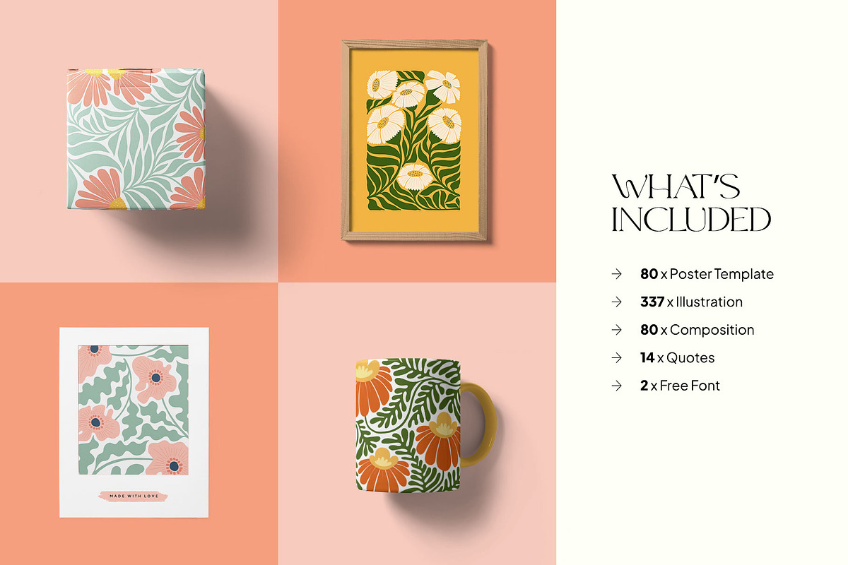 Modern Flora. 3 | Wall Art Creator, an Object Graphic by Leleka.Store (Photo 3 of 19)