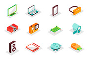 Isometric Icons Pack, a Duotone Icon by alexdndz (Thumbnail 9 of 15)