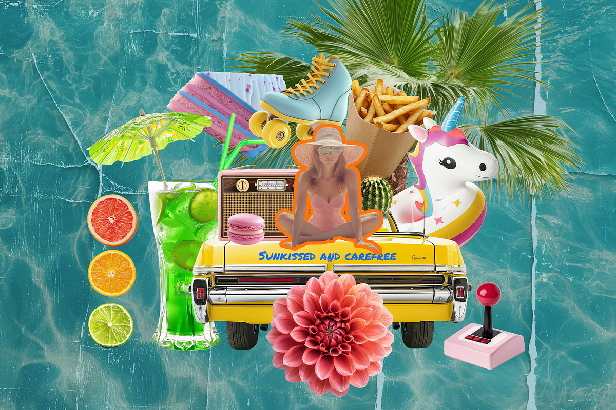Retro Summer Collage, an Object Graphic by barsrsind (Photo 4 of 10)