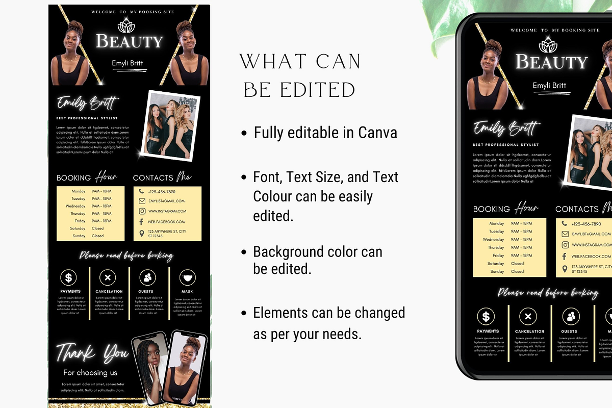 Acuity Scheduling Template, a Templates & Theme by TimCanvaTemplate (Photo 4 of 5)