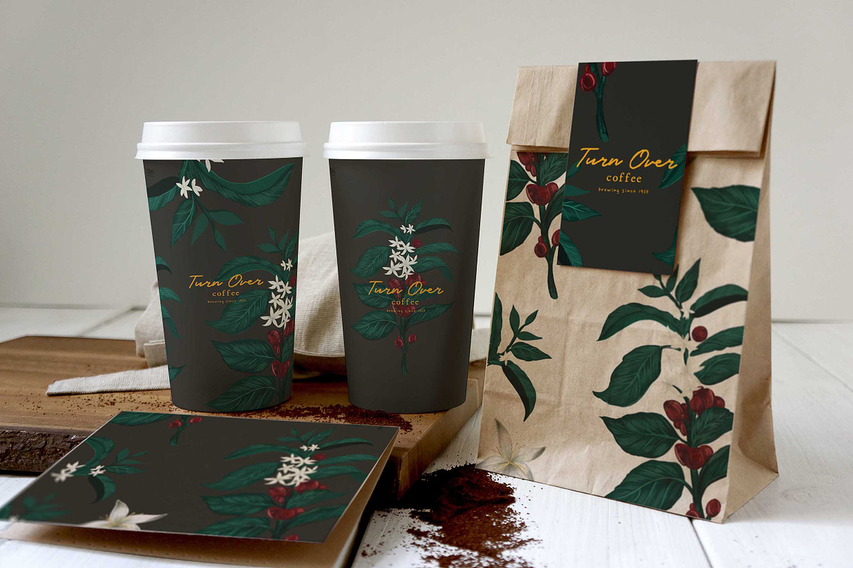 Coffee Illustration, an Illustration by Elysamunster (Photo 4 of 7)