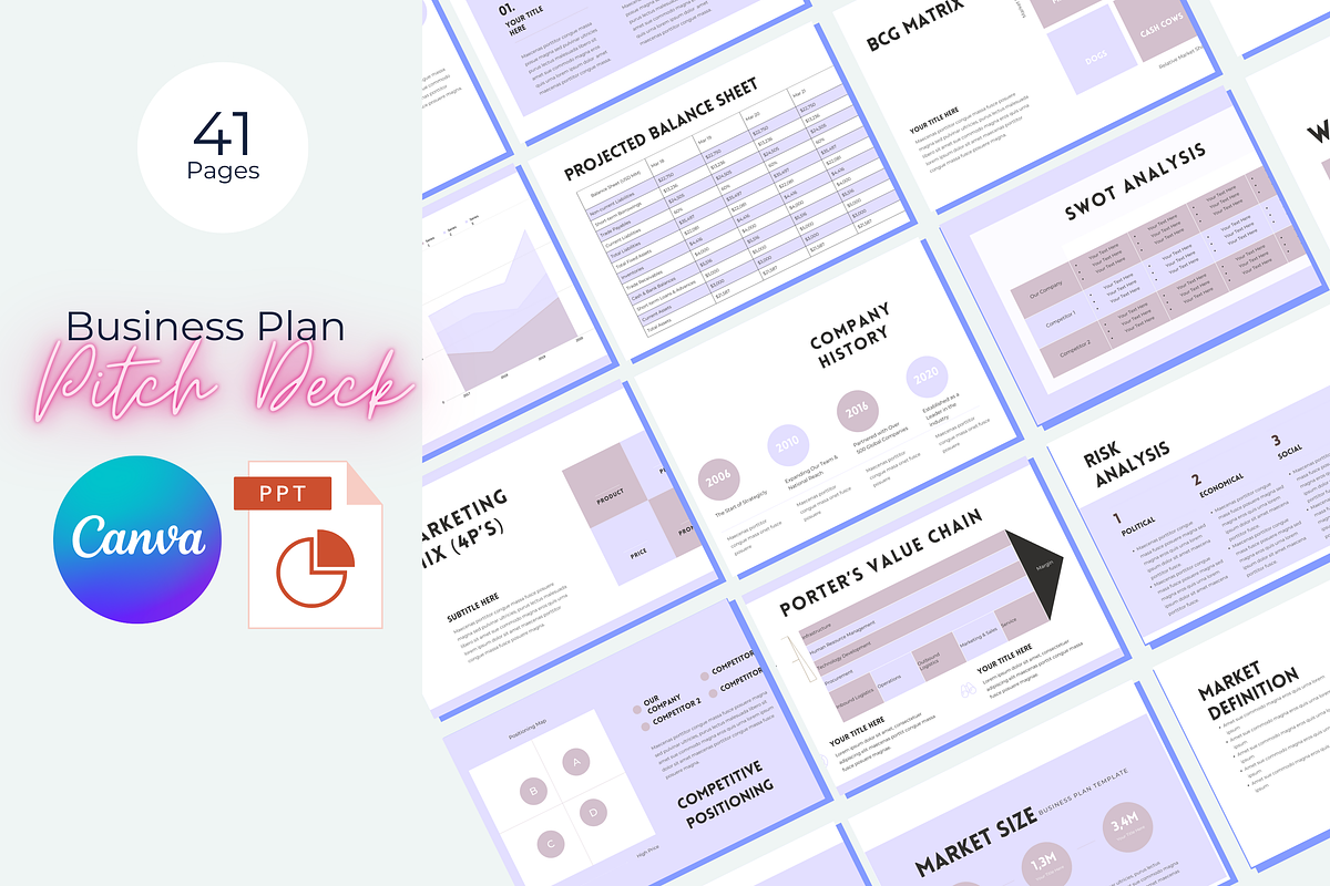 Business Plan Canva Template, a Presentation Template by Iampaulrose (Photo 2 of 3)