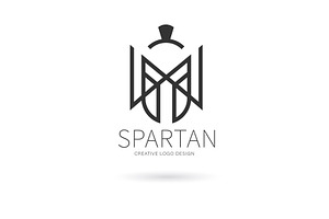 Spartan Logo, W Letter Logo