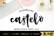 Castelo Script + 5 Branding Boards, a Script Font by Inky Jar Design Studio (Thumbnail 1 of 8)