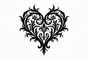 Romantic Lace Heart Clipart, an Illustration by Artivon (Thumbnail 16 of 21)
