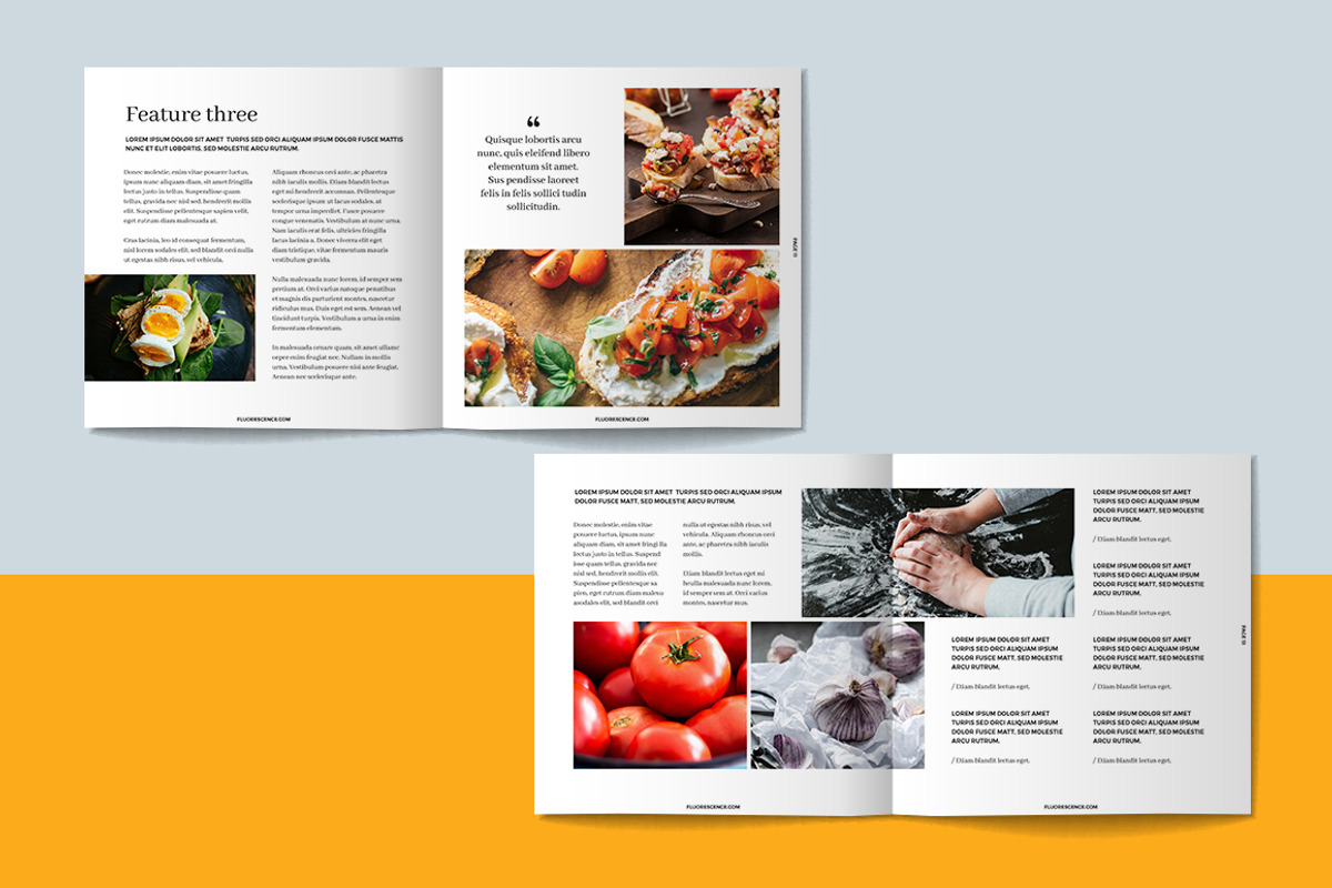 Square Portfolio Brochure Template, a Brochure Template by RWstudio (Photo 5 of 8)