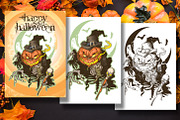 Evil Pumpkin-head, an Illustration by inshader (Thumbnail 3 of 3)