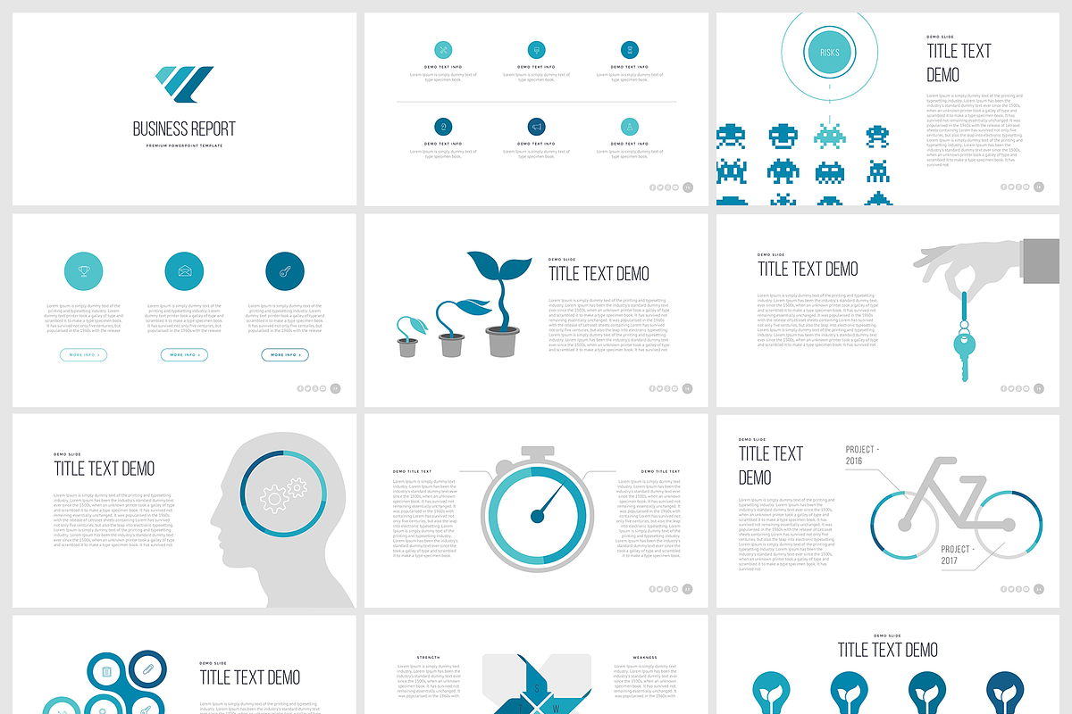 Business Report - PowerPoint, a Presentation Template by HiSlide.io (Photo 7 of 7)