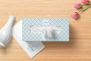 Rectangular Tissue Box Mockups