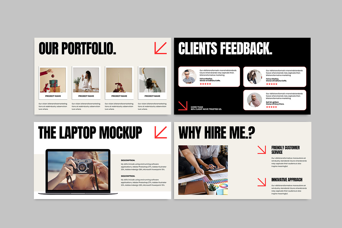 Resume Portfolio, a Presentation Template by Occy Design (Photo 4 of 6)