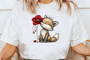 Whimsical fox Mother's day clipart, an Illustration by Designworld (Thumbnail 5 of 7)