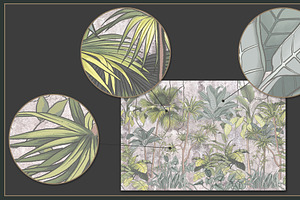 Fresco Collection Tropical Mural