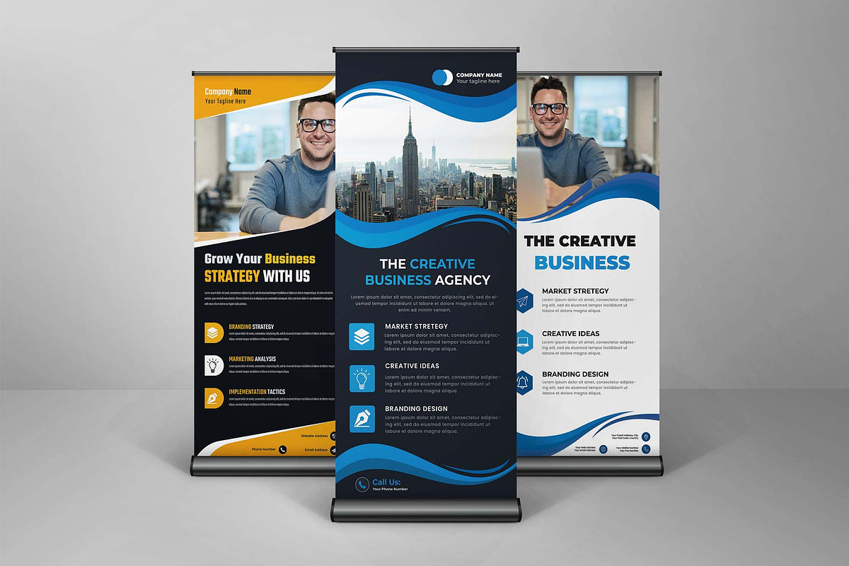 Creative Business Roll Up Banner, a Flyer Template by nandinigraphics (Photo 1 of 4)