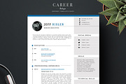 Modern Resume & CoverLetter Template, a Resume Template by careerboutique (Thumbnail 4 of 6)