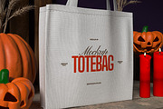 Halloween Tote Bag Mockup, a Product Mockup by graphicook (Thumbnail 3 of 4)