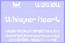 Whisper Heart font
