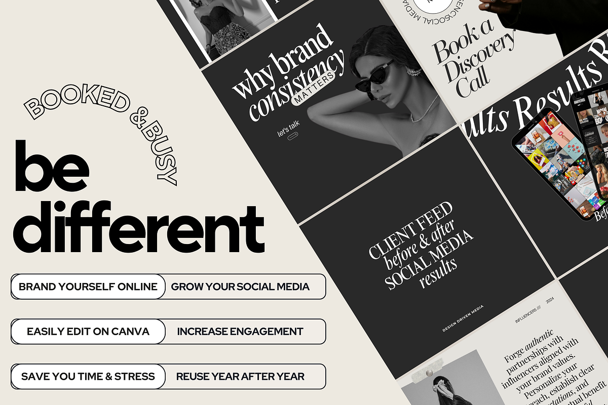 Instagram Templates for Canva, a Social Media Template by Design Driven Media (Photo 5 of 10)