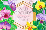 Wild Orchids Graphic and Texture Kit, a Graphic by Method & Process (Thumbnail 1 of 15)