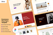 Arox - eCommerch Figma Template, an UI Kit Template by Clow Studio (Thumbnail 1 of 4)