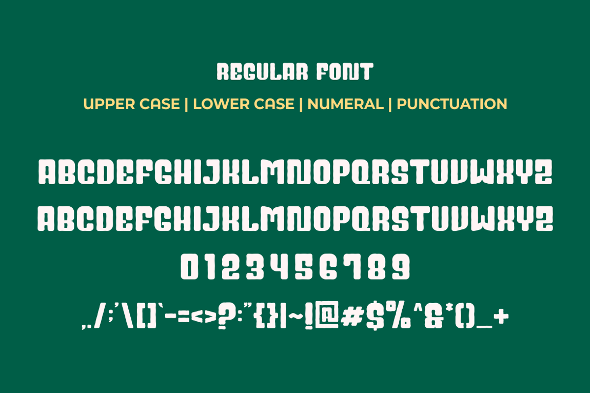 Black Rough - Modern Brush Font, a Sans Serif Font by Viswal Studio (Photo 5 of 7)