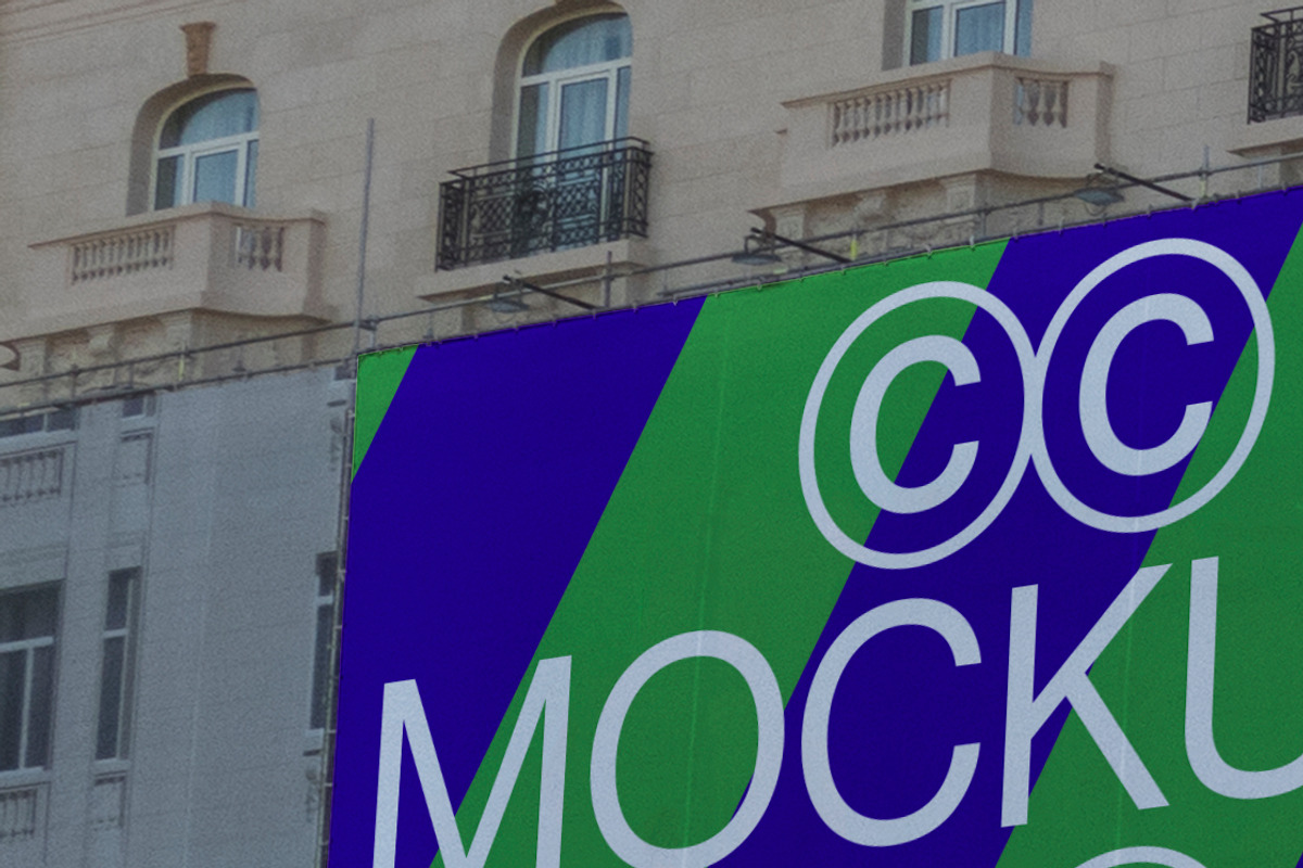 Madrid Corner Billboard Mockup B006, an Advertising Mockup by CC Mockups (Photo 3 of 3)