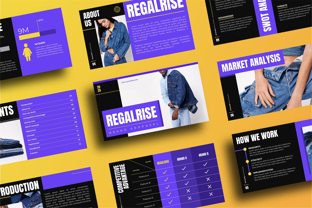 REGALRISE - Brand Proposal, a Presentation Template by ArbaStudio (Photo 1 of 5)