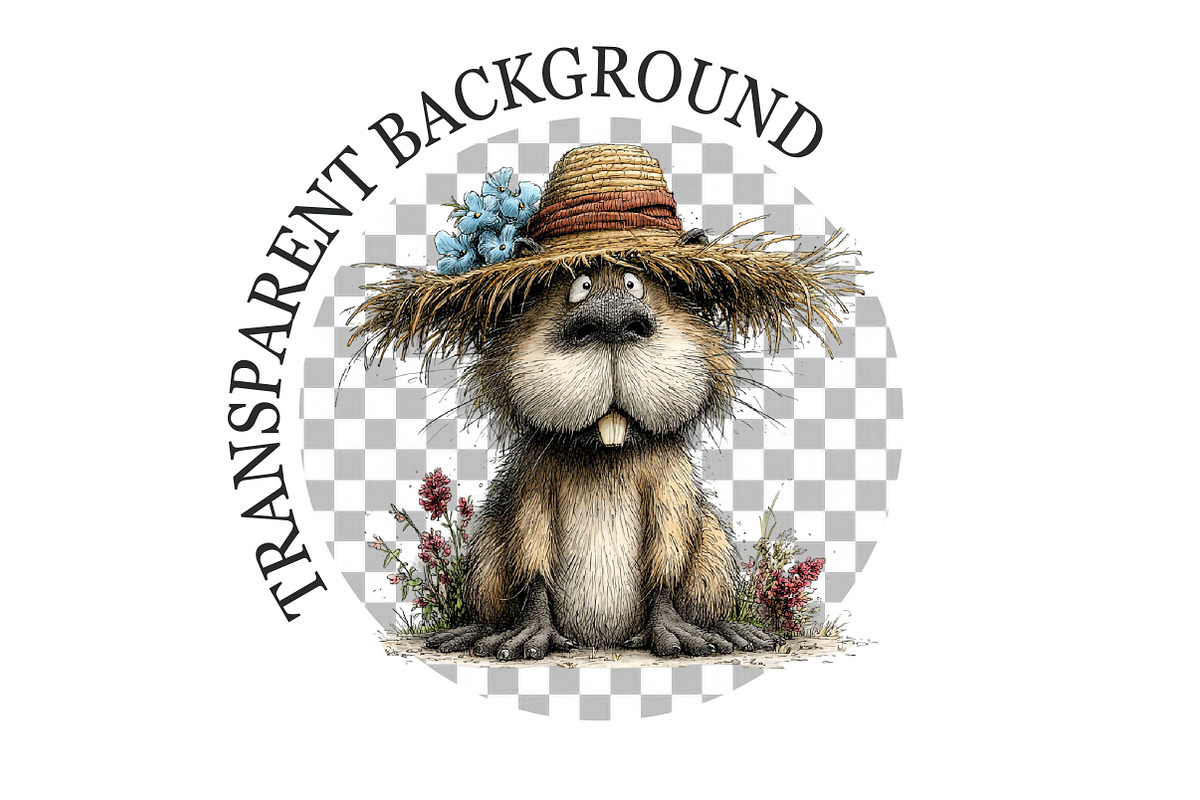 Whimsical Summer Capybara Clipart, a Seasonal Illustration by Rose Art (Photo 5 of 6)