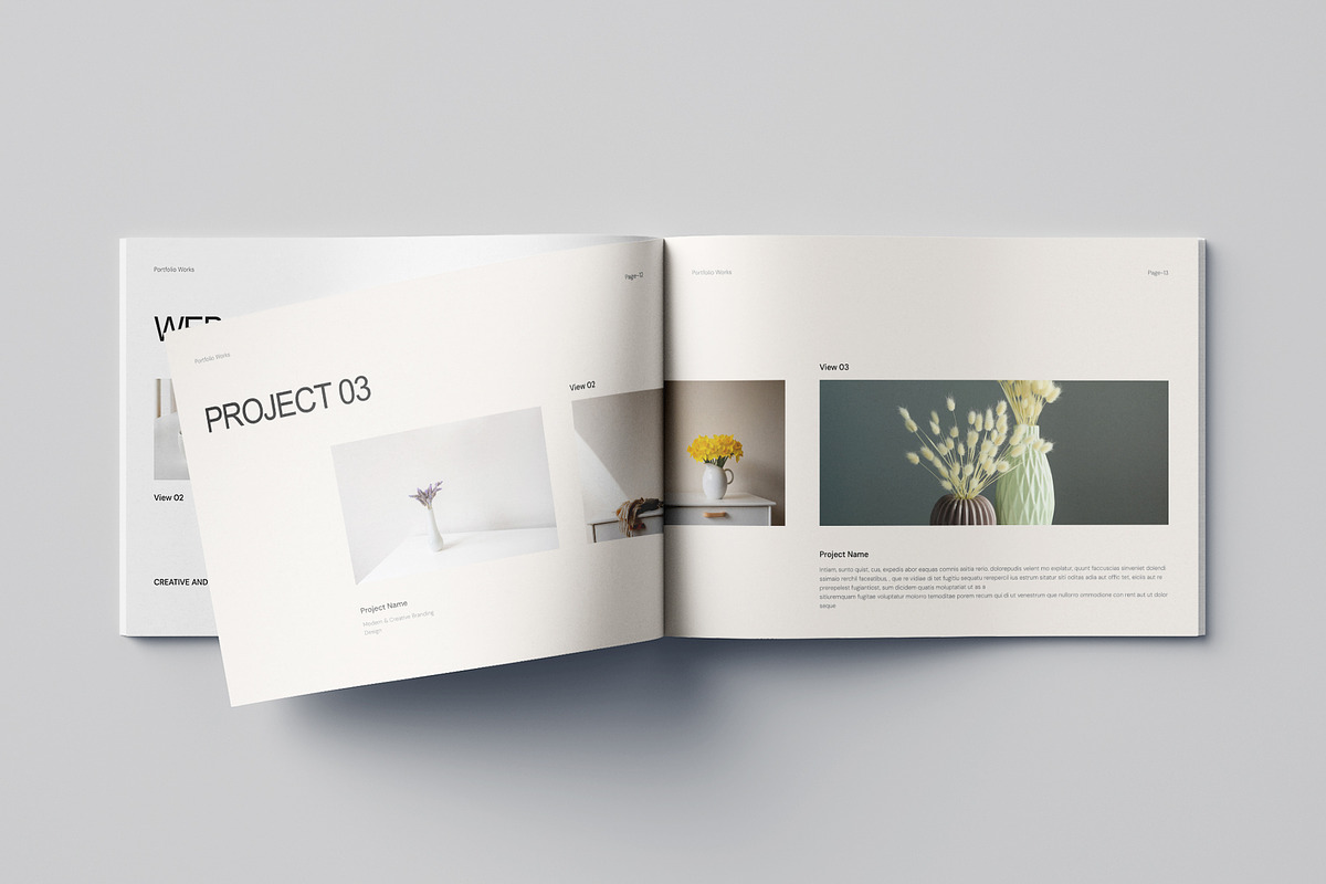 Portfolio Landscape Template, a Brochure Template by Pixelpick