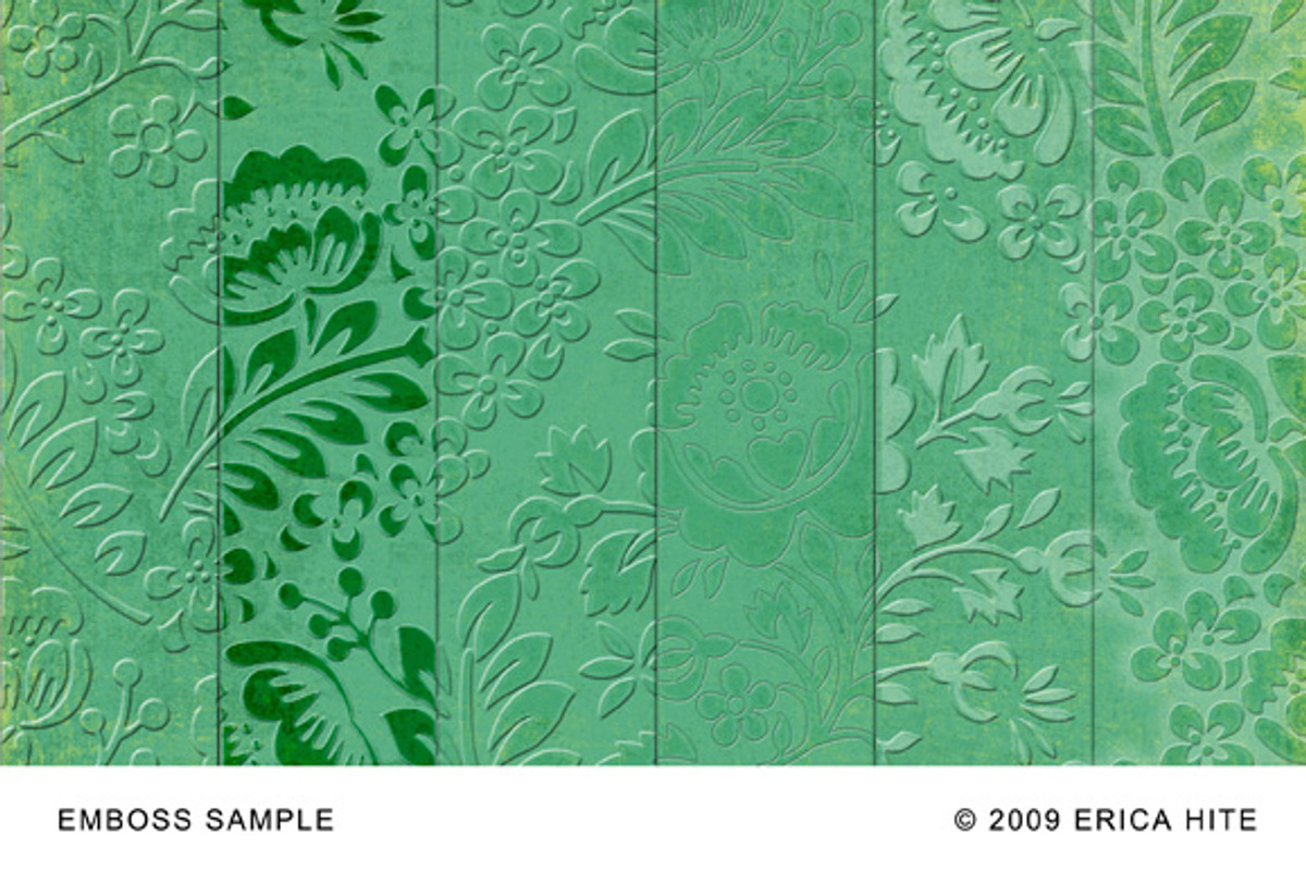 Emboss Style, a Layer Style Add-On by Erica Hite (Photo 3 of 3)