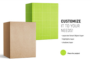 Box Mockup 70x100x60